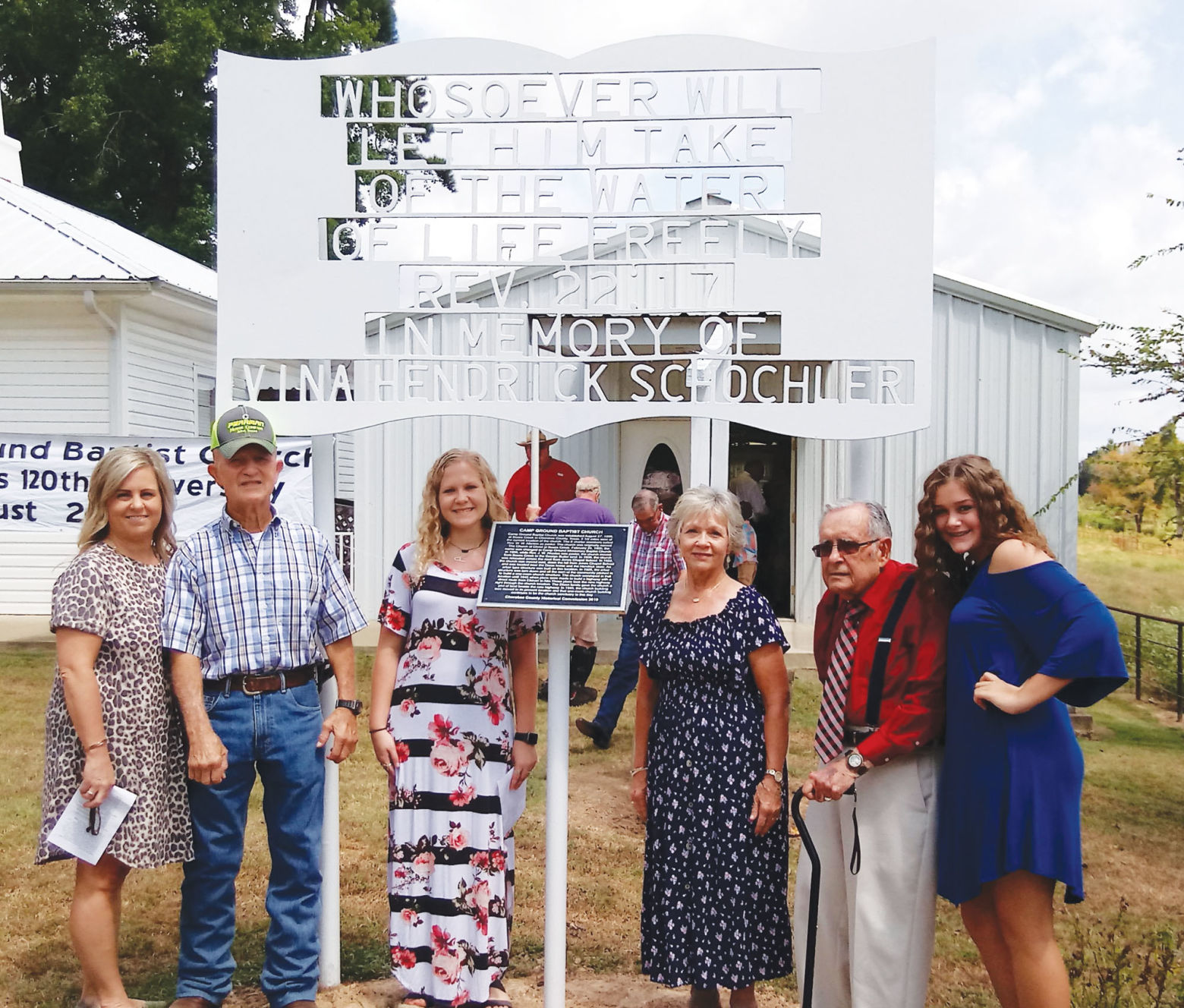 Camp Ground Baptist Church receives in-county marker